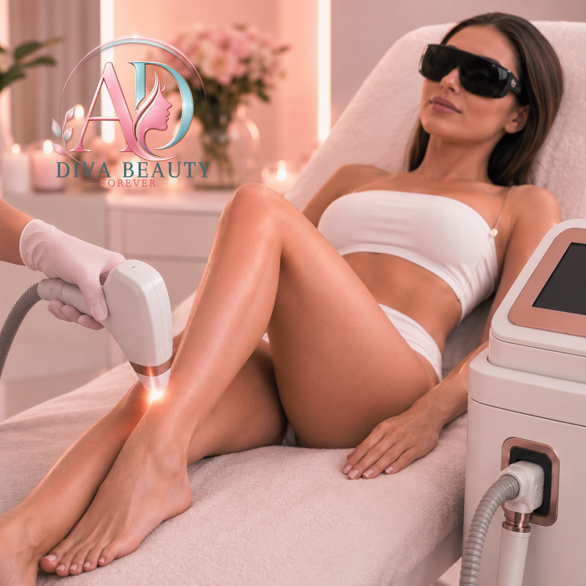 Epilare definitivă cu laser în Deva la Diva Beauty Forever pentru o piele fină și reducerea firelor de păr